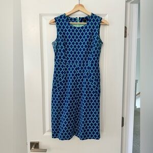 Size 2 Lands End Sleeveless Dress